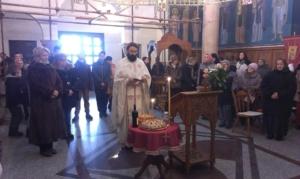 Литургија у Храму Светих апостола